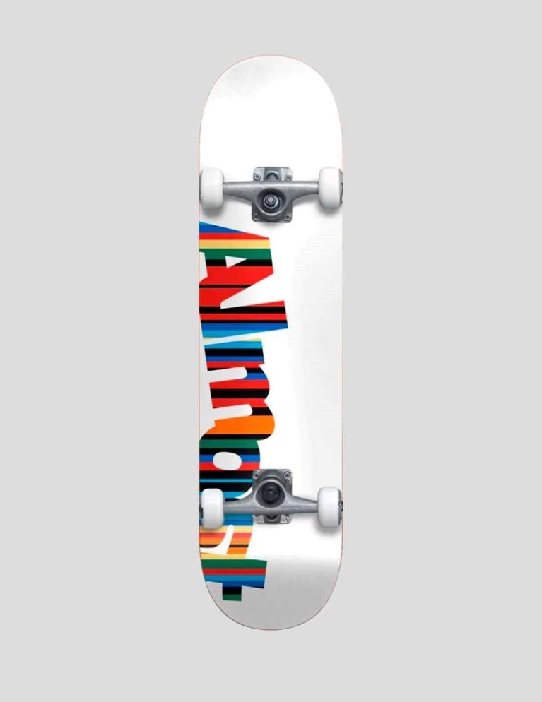 Full skate ALMOST striscia laterale fp completo 7.75 "bianco